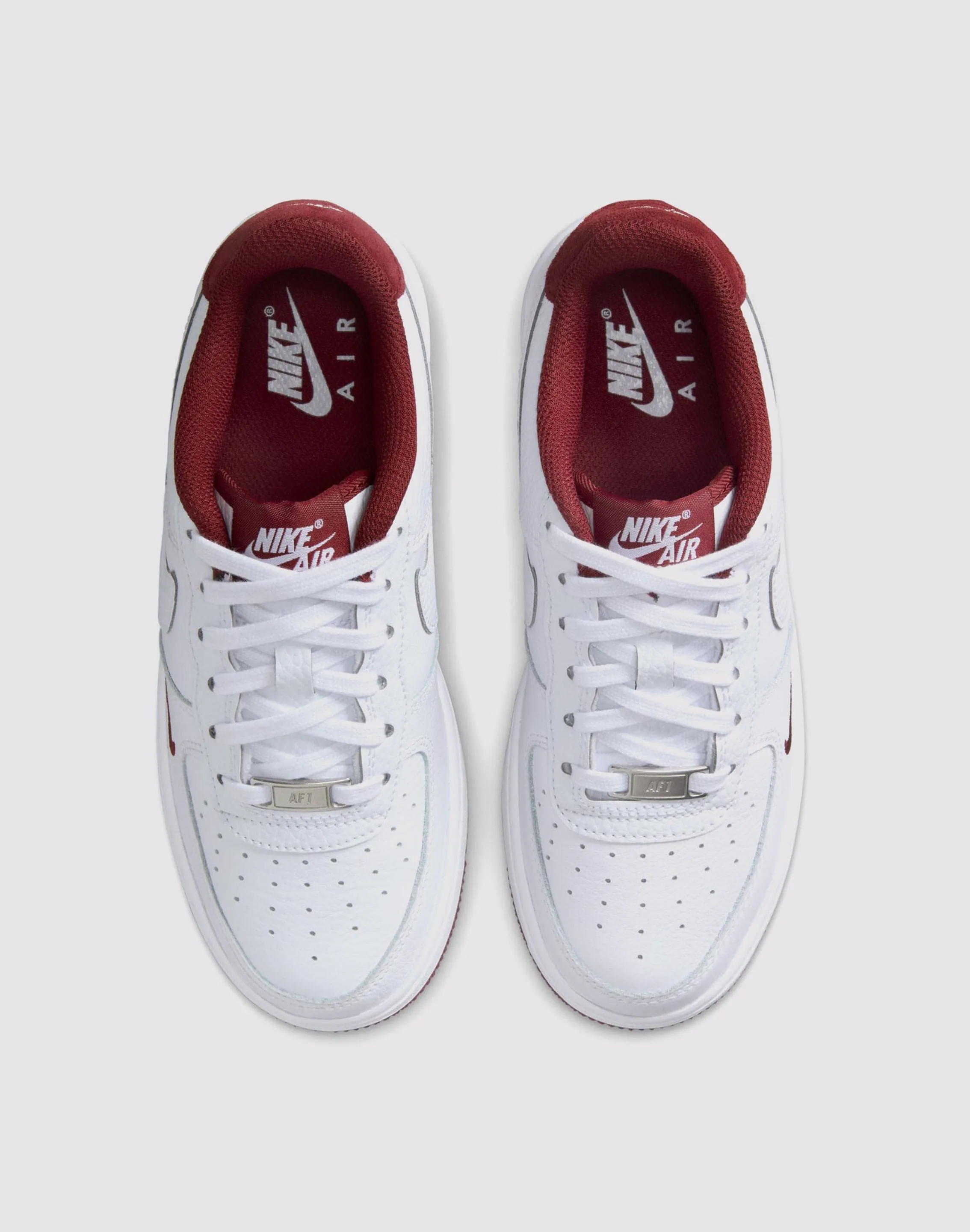 Odor   Resistant Nike Air Force 1 Grade School Boys'&nbsp;"White/Team Red"