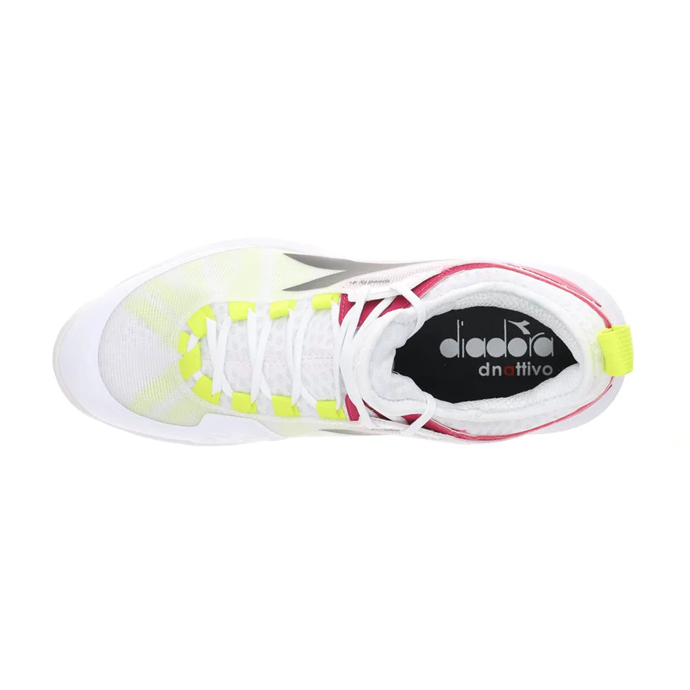 white shoes Speed Blushield Fly 4 Plus Clay Tennis Shoes