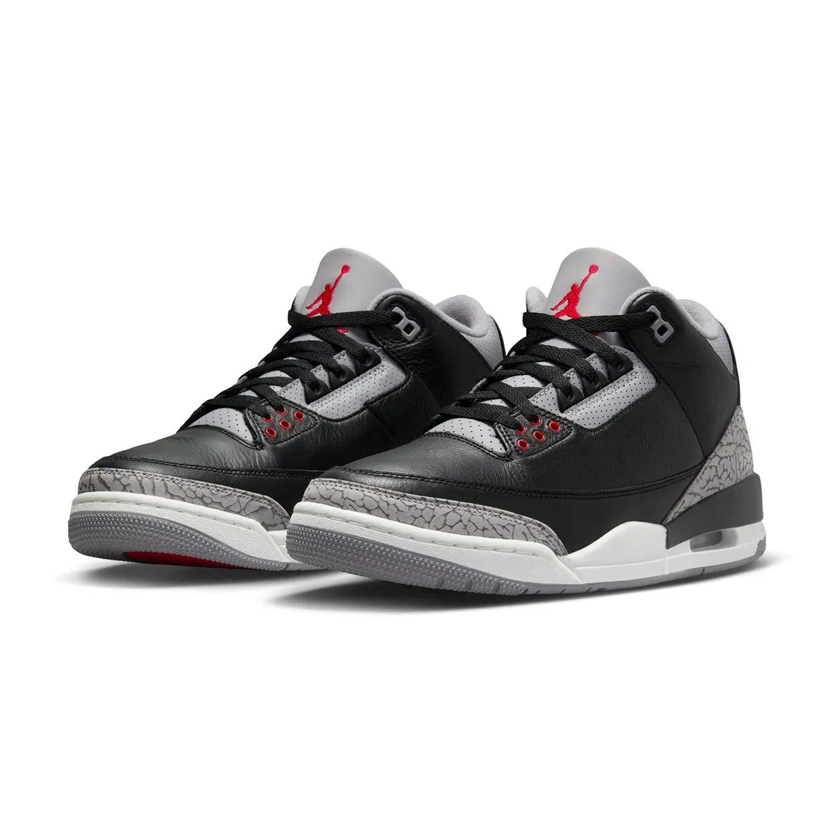 Comfort Fit Technology Compression Bands Air Jordan 3 Retro 'Black Cement'