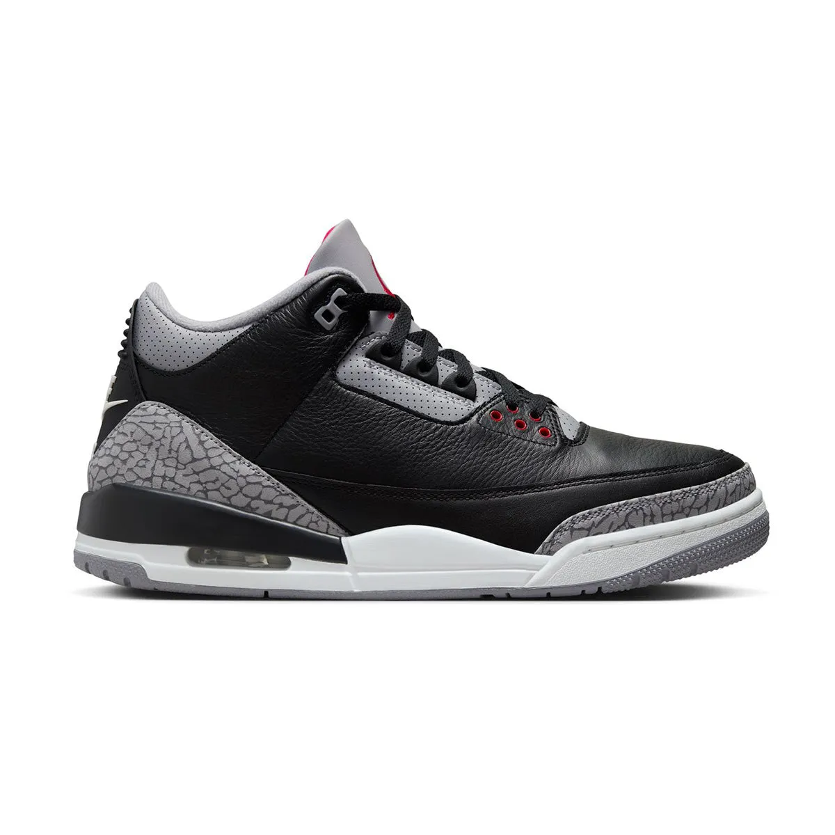 Air Jordan 3 Retro 'Black Cement' Shock Absorbing Capacity Adaptive Tension Zones