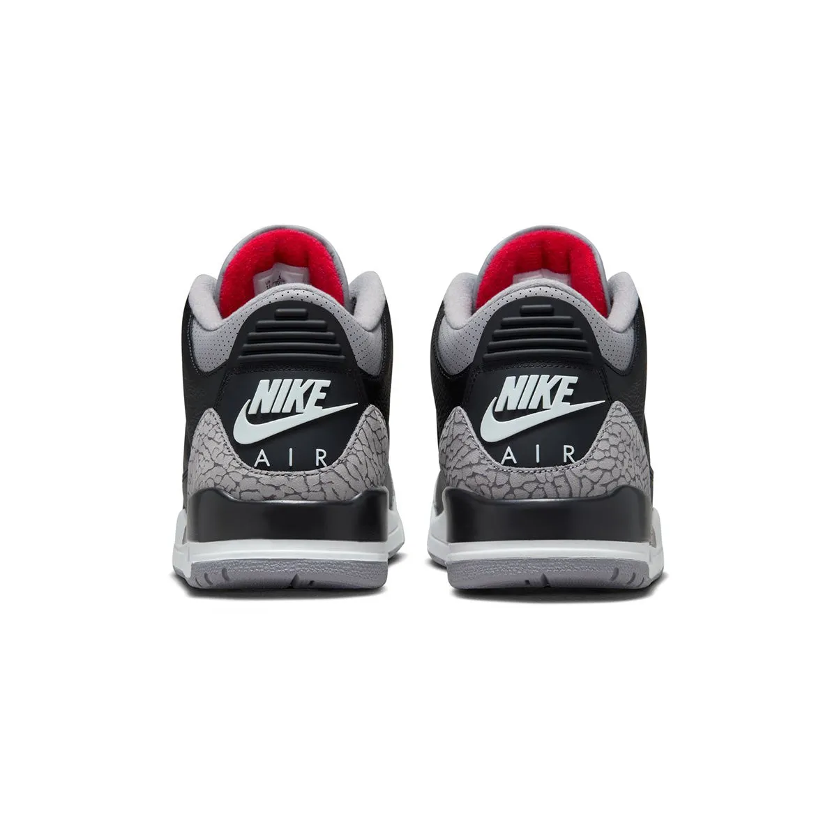 Breathable Inner Lining Anti   Odor Air Jordan 3 Retro 'Black Cement'