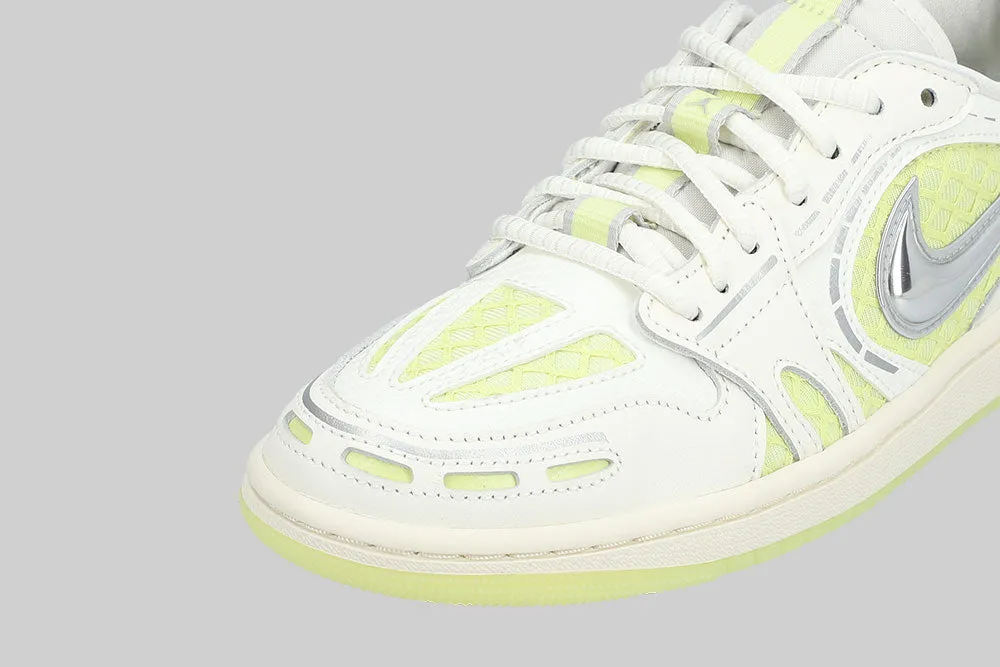 Wind Guard Women's Air Jordan 1 Low Method of Make V3 'Sail and Luminous Green'