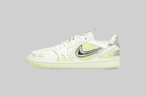 360 Degree Breathability Women's Air Jordan 1 Low Method of Make V3 'Sail and Luminous Green'