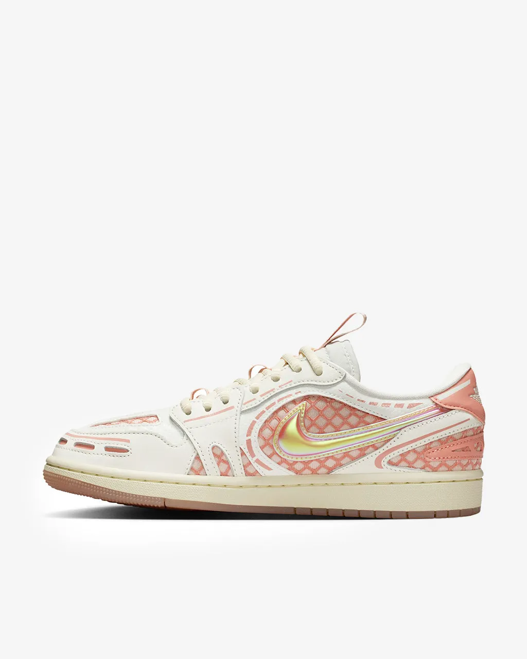 WMNS Air Jordan 1 Low Method of Make 'Sail/Washed Coral' Quick Flex Performance