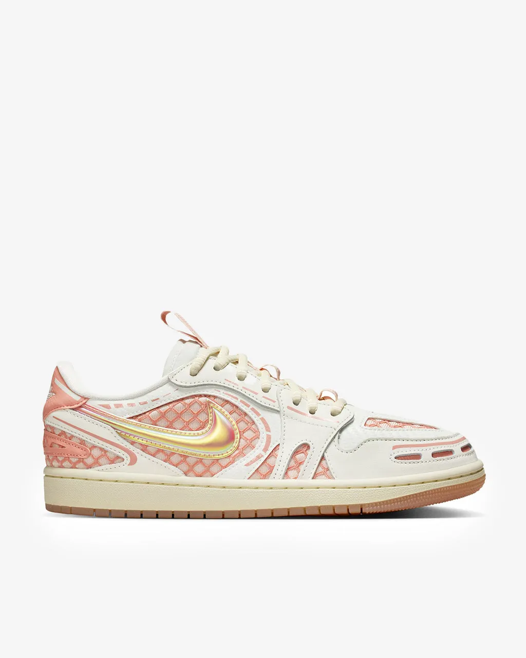 Multi Zone Tread WMNS Air Jordan 1 Low Method of Make 'Sail/Washed Coral'