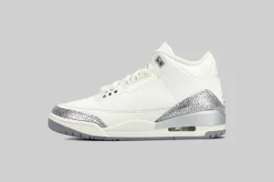 Pro Footwork Women's Air Jordan 3 Retro 'Sail and Cement Grey' - CK9246-100