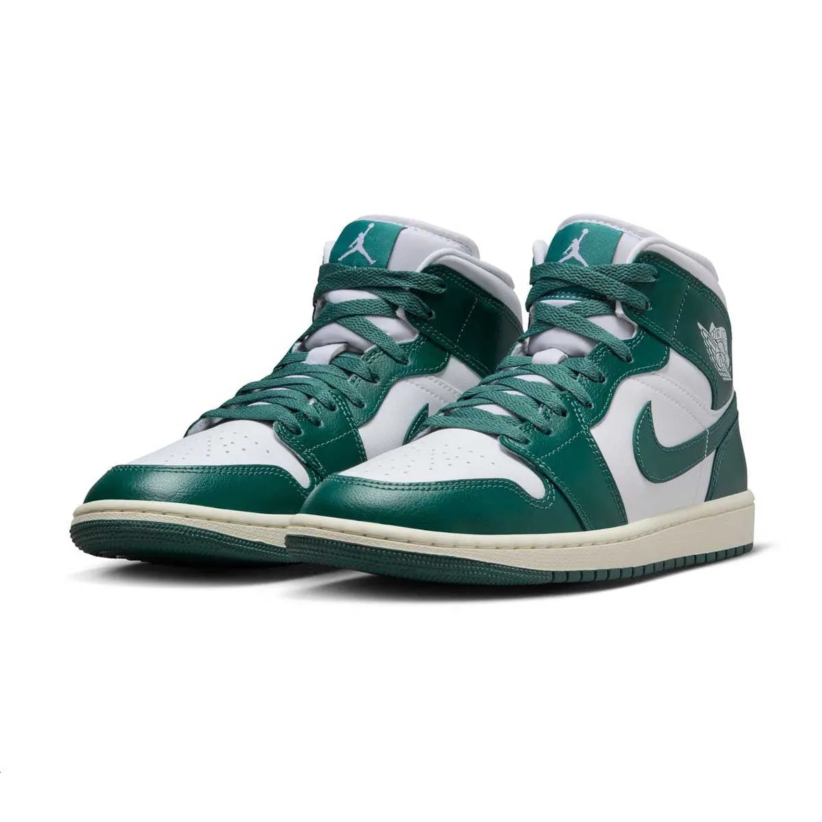 Wmns Air Jordan 1 Mid 'Sail Oxidised Green' Moisture Wicking Lining