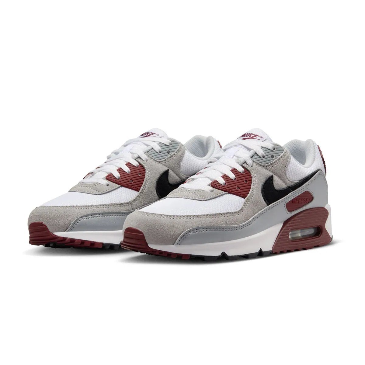 Air Max 90 'Dark Team Red' Shock Diffusion Hyperflex Groove Pattern