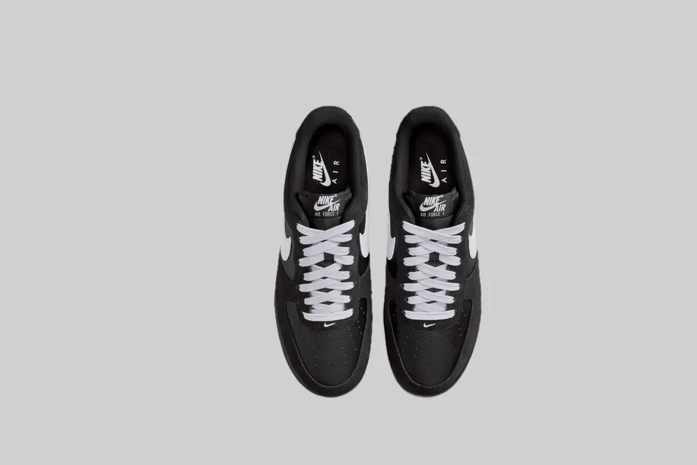 Nike Air Force 1 '07 LV8 'Black and White' Functional Flex Hygroscopic Fiber Blend