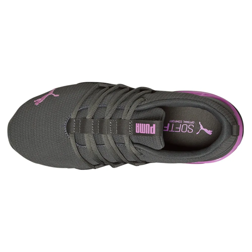 Riaze Prowl Sheer Lace Up Training Shoes running in the cold