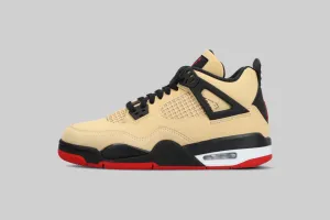 Shock Resistant Plate Air Jordan 4 Retro 'Sesame and Black' (GS)