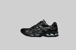 group running Rocker Geometry Sole ASICS GEL-Kayano 14 'Black and Pure Silver' - 1201A019.006