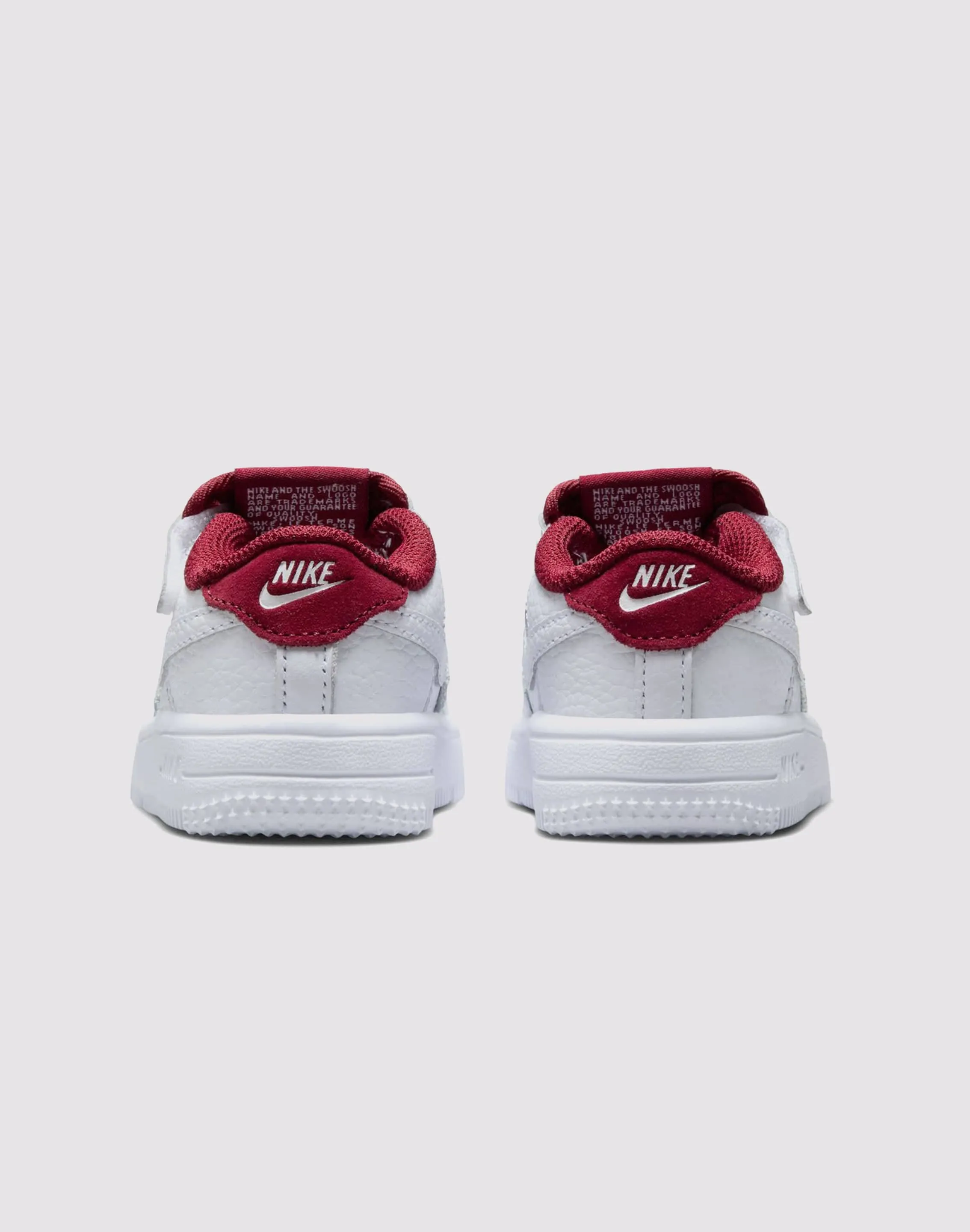 Nike Air Force 1 Low LV8 EasyOn Toddler Boys' "White/Team Red" Enhanced Stability Design
