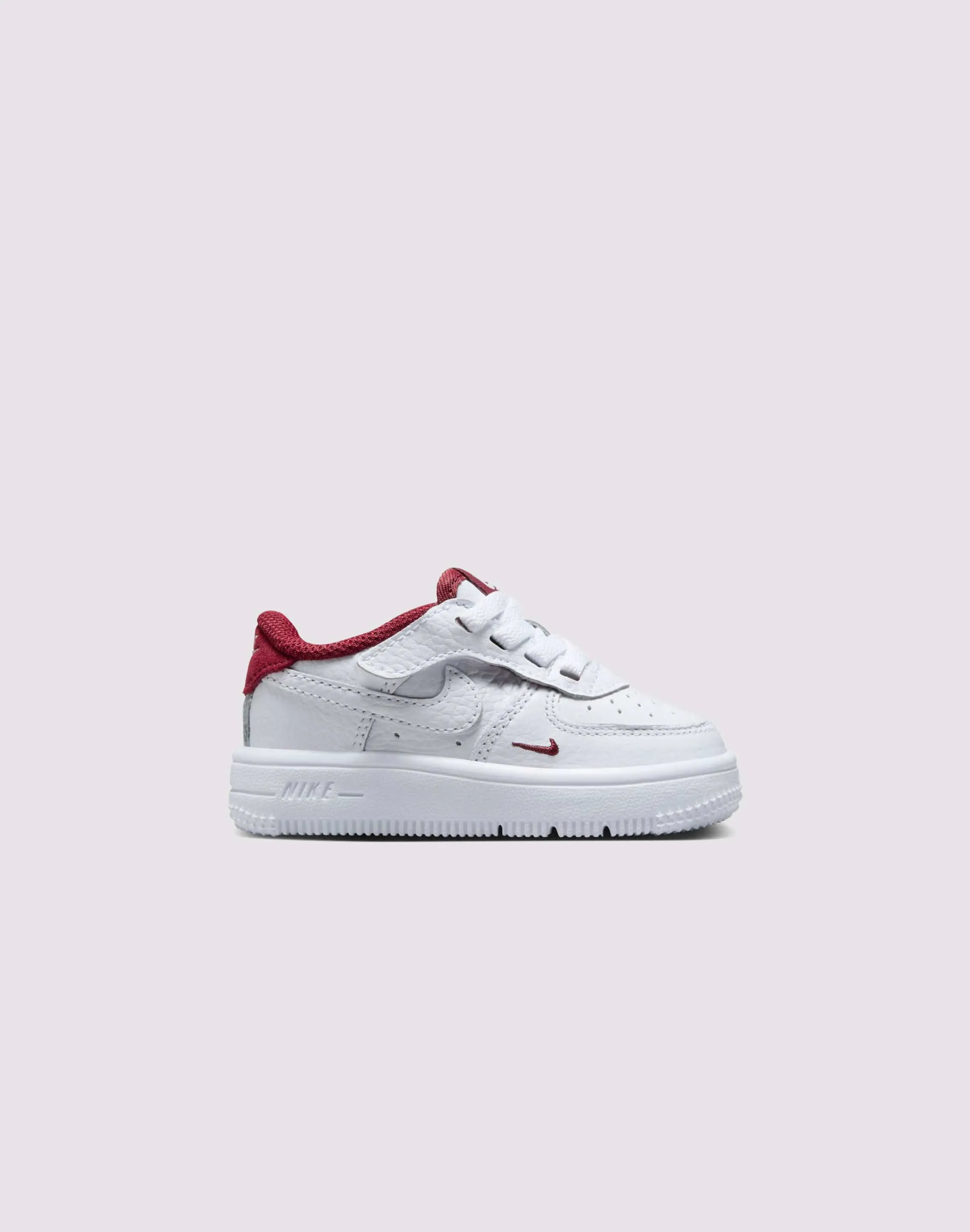 Nike Air Force 1 Low LV8 EasyOn Toddler Boys' "White/Team Red" Foam Response Action Driven Support