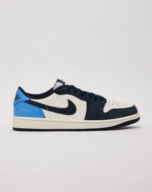Jordan Air Jordan 1 Retro Low OG 'Obsidian' Breathable Upper Design