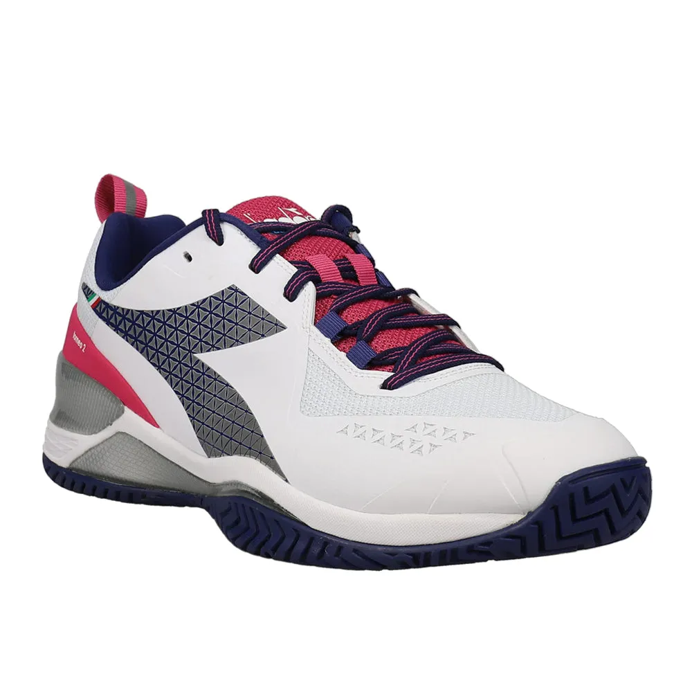 Carbon Fiber Integration leather - upper - feature shoes Blushield Torneo 2 Ag Tennis Shoes