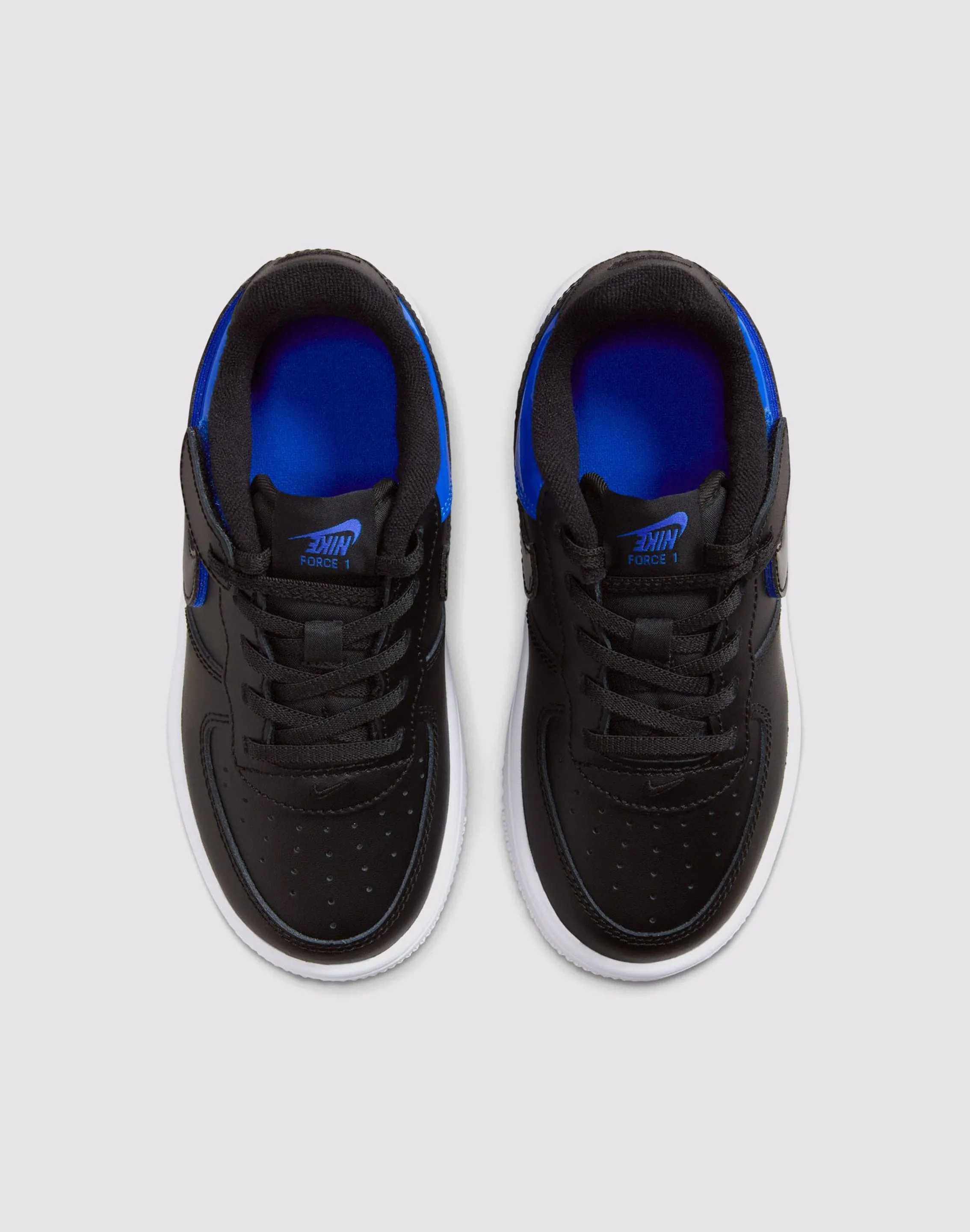 weekend run Non Slip Pattern Nike Air Force 1 Low EasyOn Todddler Boys' "Black/Racer Blue/White"