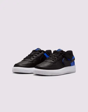 Nike Air Force 1 Low EasyOn Todddler Boys' "Black/Racer Blue/White" athletic style Dynamic Fit Structure