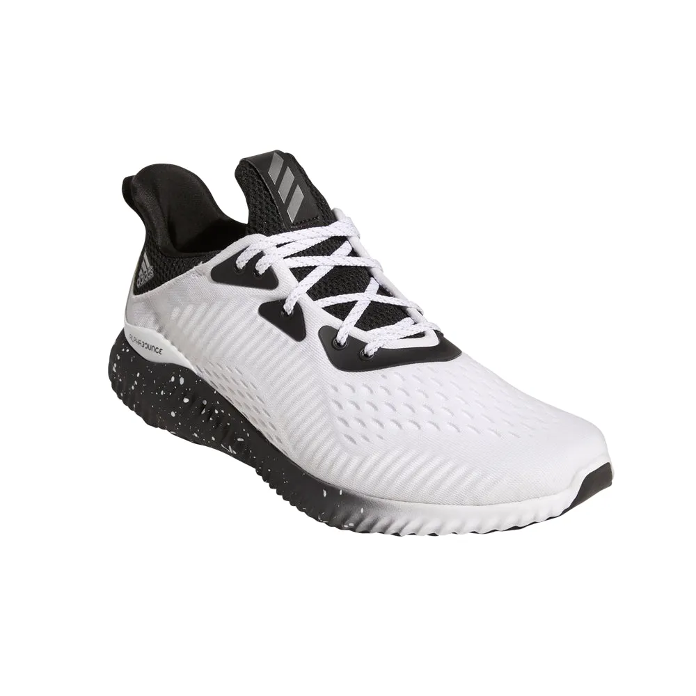 Stretch Knit Fabric Micro Grooved Traction Pattern Alphabounce Running Shoes