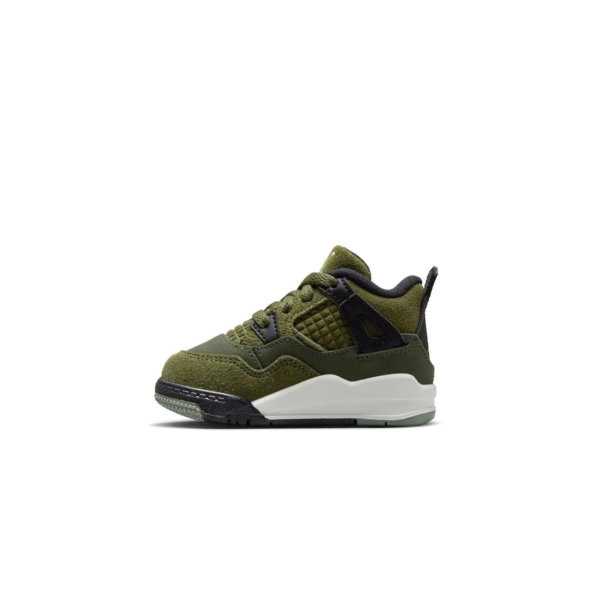 Iconic lining Ultra-soft comfort Toddlers' Air Jordan 4 Retro SE Craft 'Medium Olive'