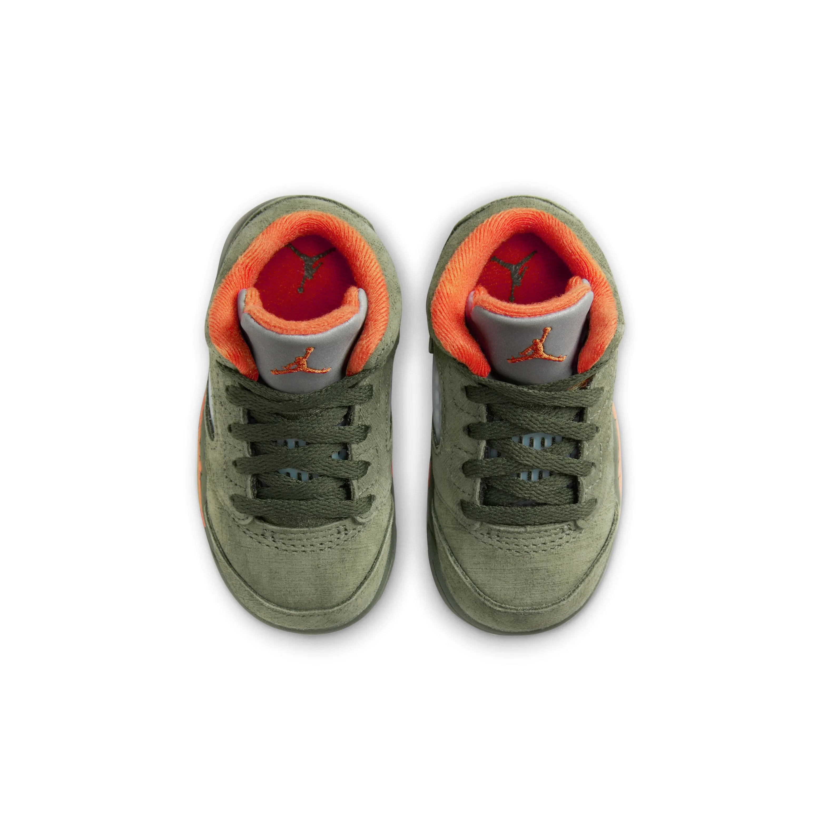 Rubber Toe Guard Toddlers Air Jordan 5 Retro 'Olive'