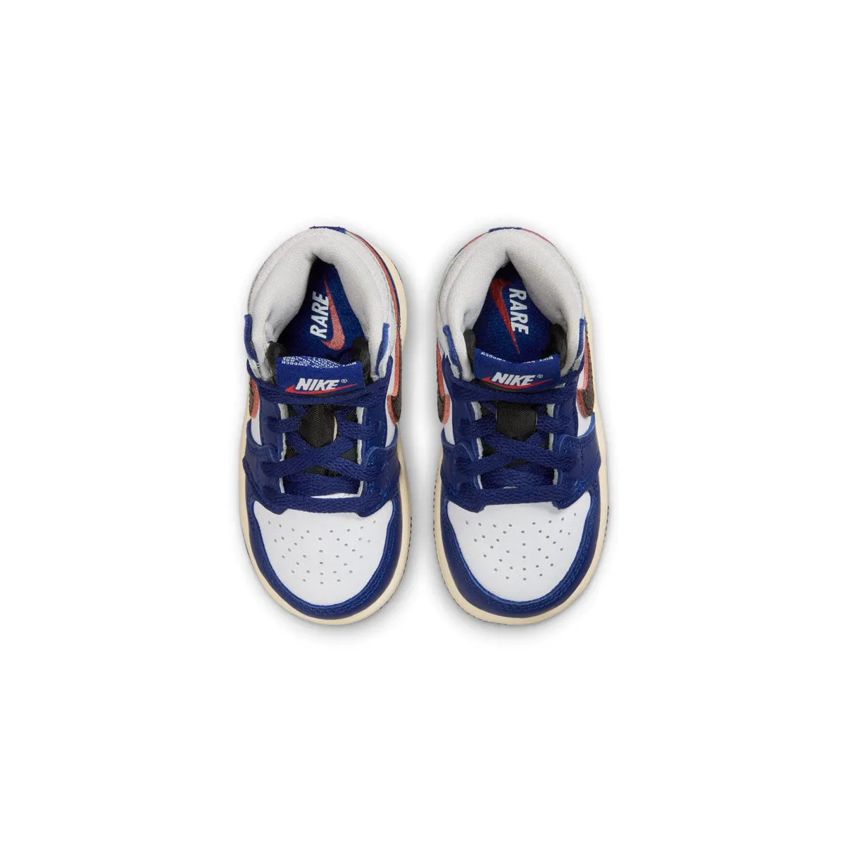 Knit Fabric Construction All Day Comfort Technology Toddlers Jordan 1 Retro High OG 'Rare Air Deep Royal Blue'