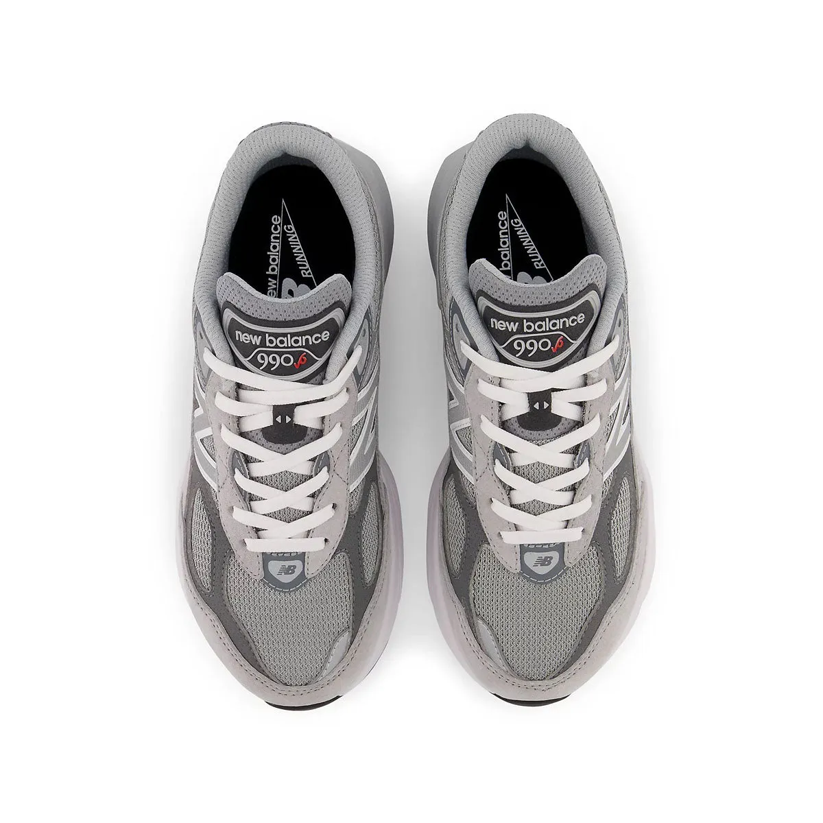 Lightweight Synthetic Kids 990v6 'Grey Silver'