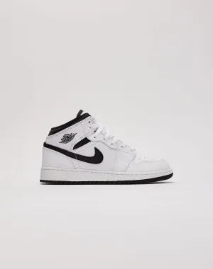 Jordan Air Jordan 1 Mid Grade-School Smooth Soles