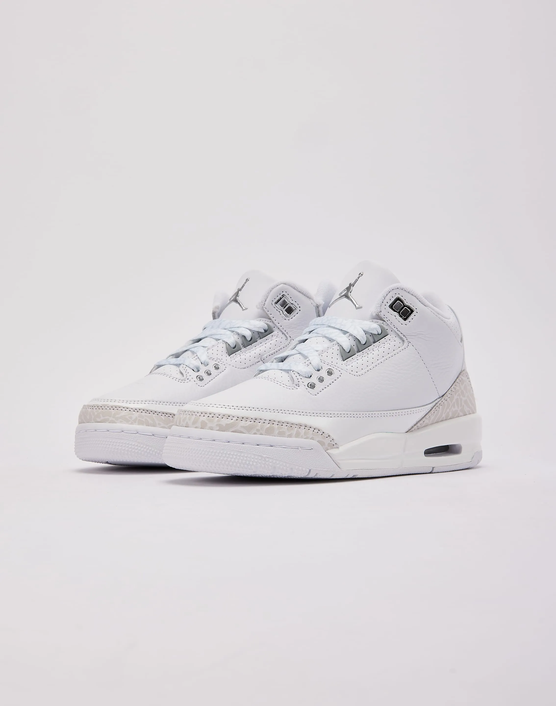 Jordan Air Jordan 3 Retro 'Pure Money' Grade-School Seamless Toe Cage Molded Heel Stabilizer