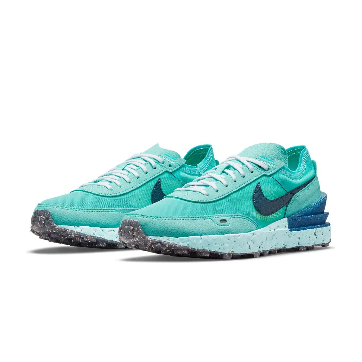 Wmns Waffle One Crater 'Turquoise' Everyday Touch Foam Injected