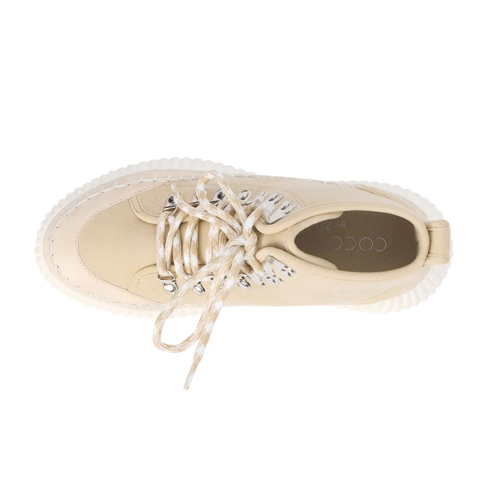 Trek Round Toe Platform Hiking Boots Mountain Trek Support Campsite Ready