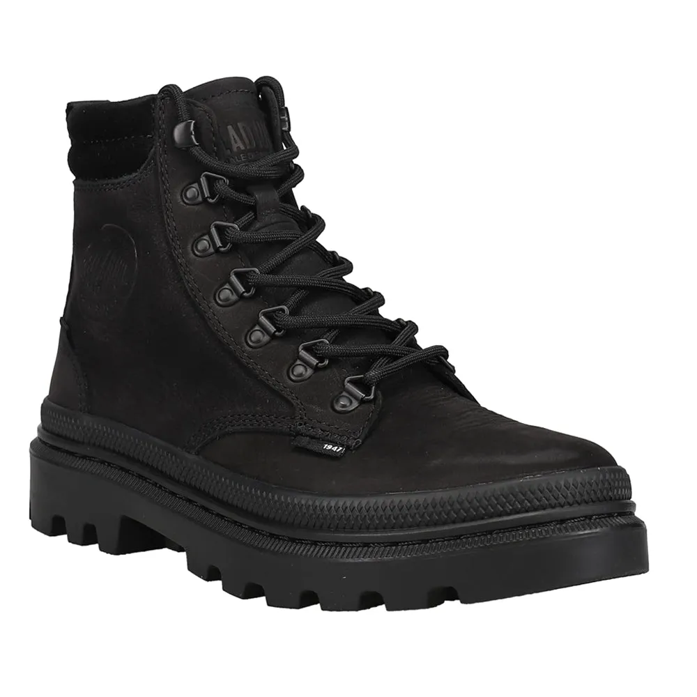 Pallatrooper Nubuck Round Toe Zippered Hiking Boots Ultimate Gear Backpack Ready