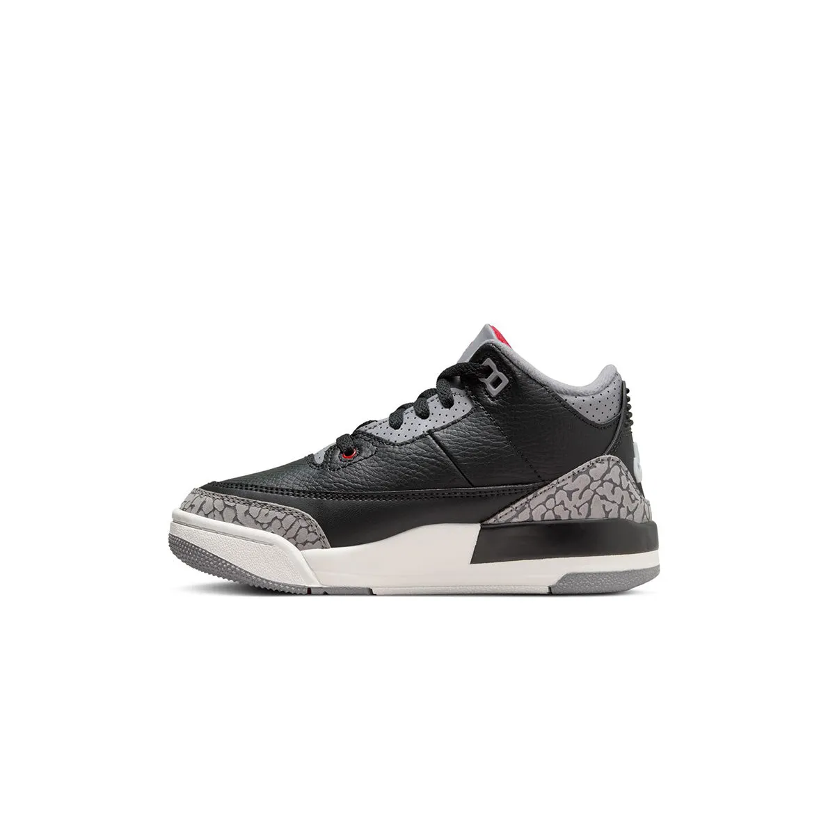 Lightweight Cushioning Foam Peak Performance Kids Air Jordan 3 Retro 'Black Cement'