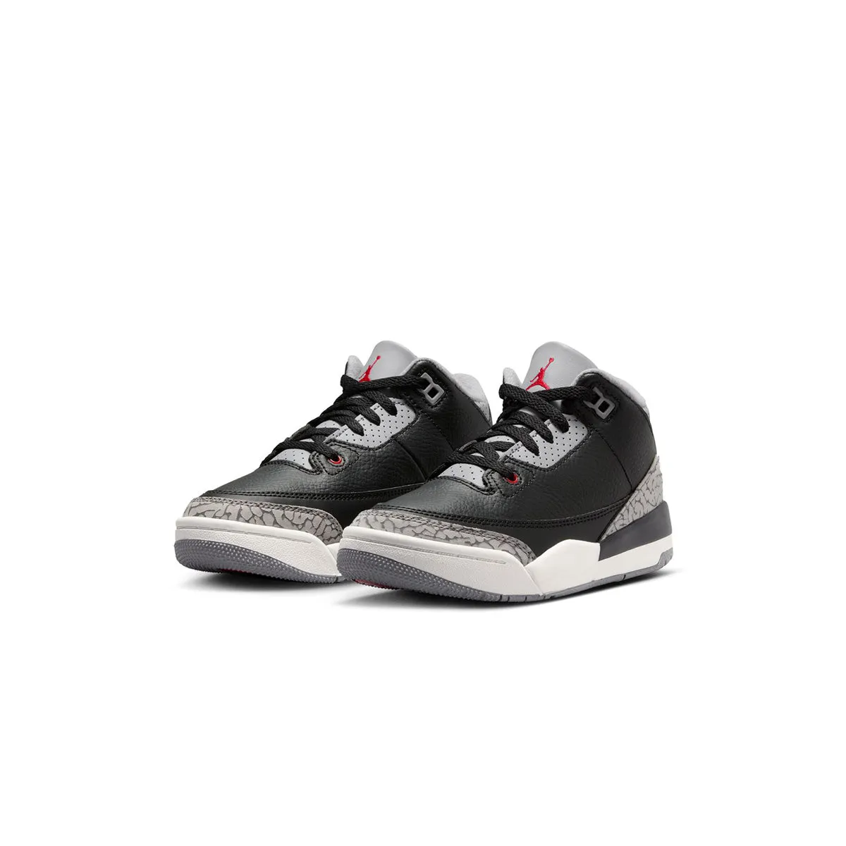 Thermal Regulating Lining Lateral Stability Walls Kids Air Jordan 3 Retro 'Black Cement'