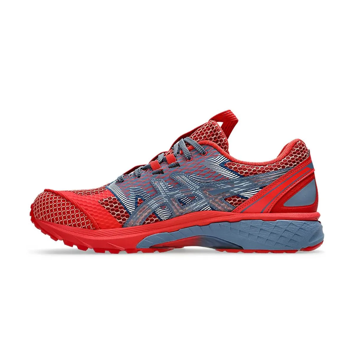 Winter running protection glossy - finish - design shoes US4-S GEL-Terrain 'Classic Red Wood Crepe'