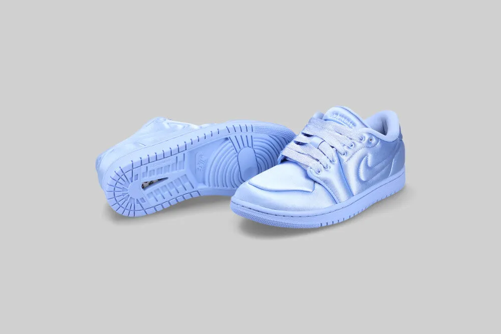 BreathableMesh Compression Activated Cushion Women's Air Jordan 1 Low Method of Make 'Aluminum'