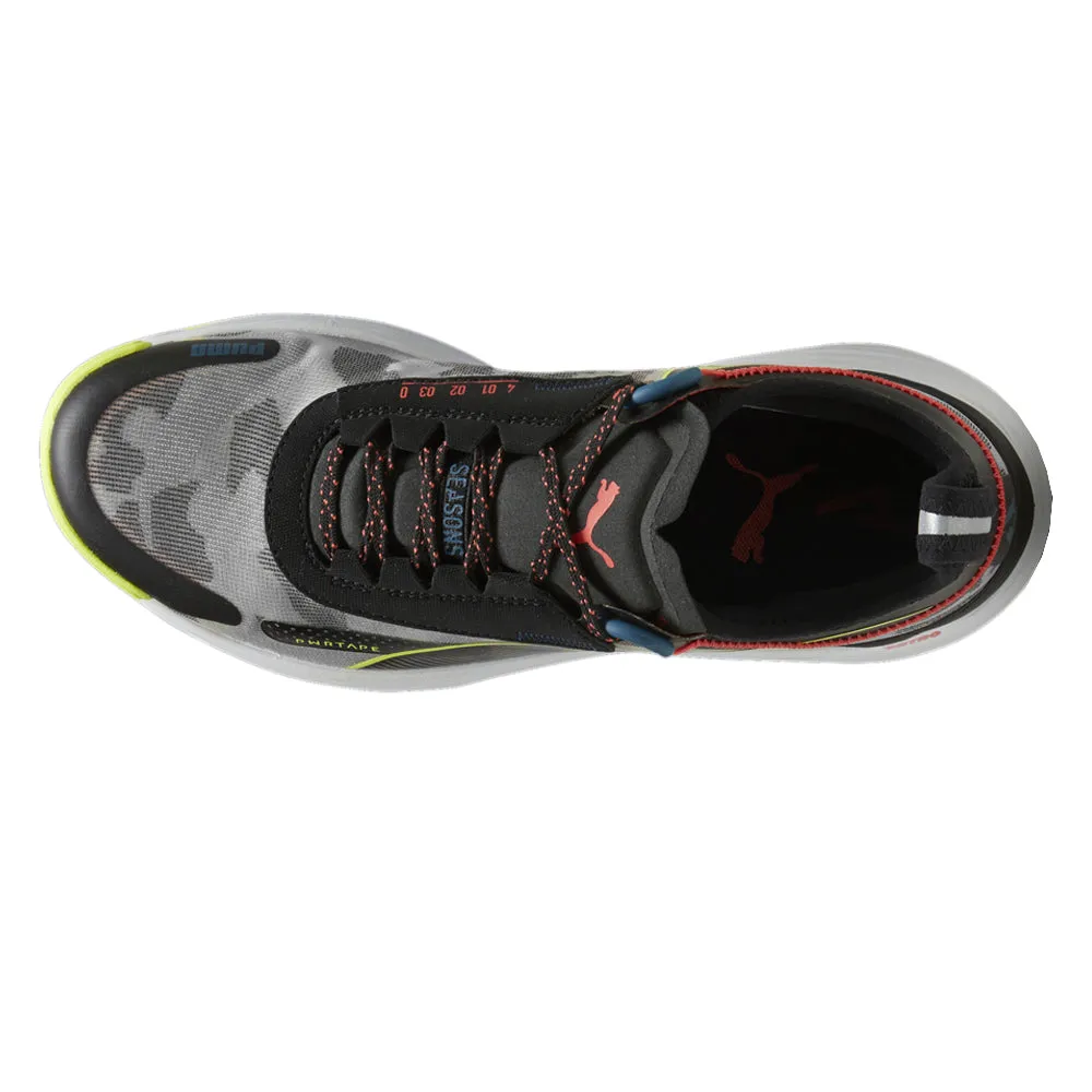 Voyage Nitro 3 Running Shoes running with a visor