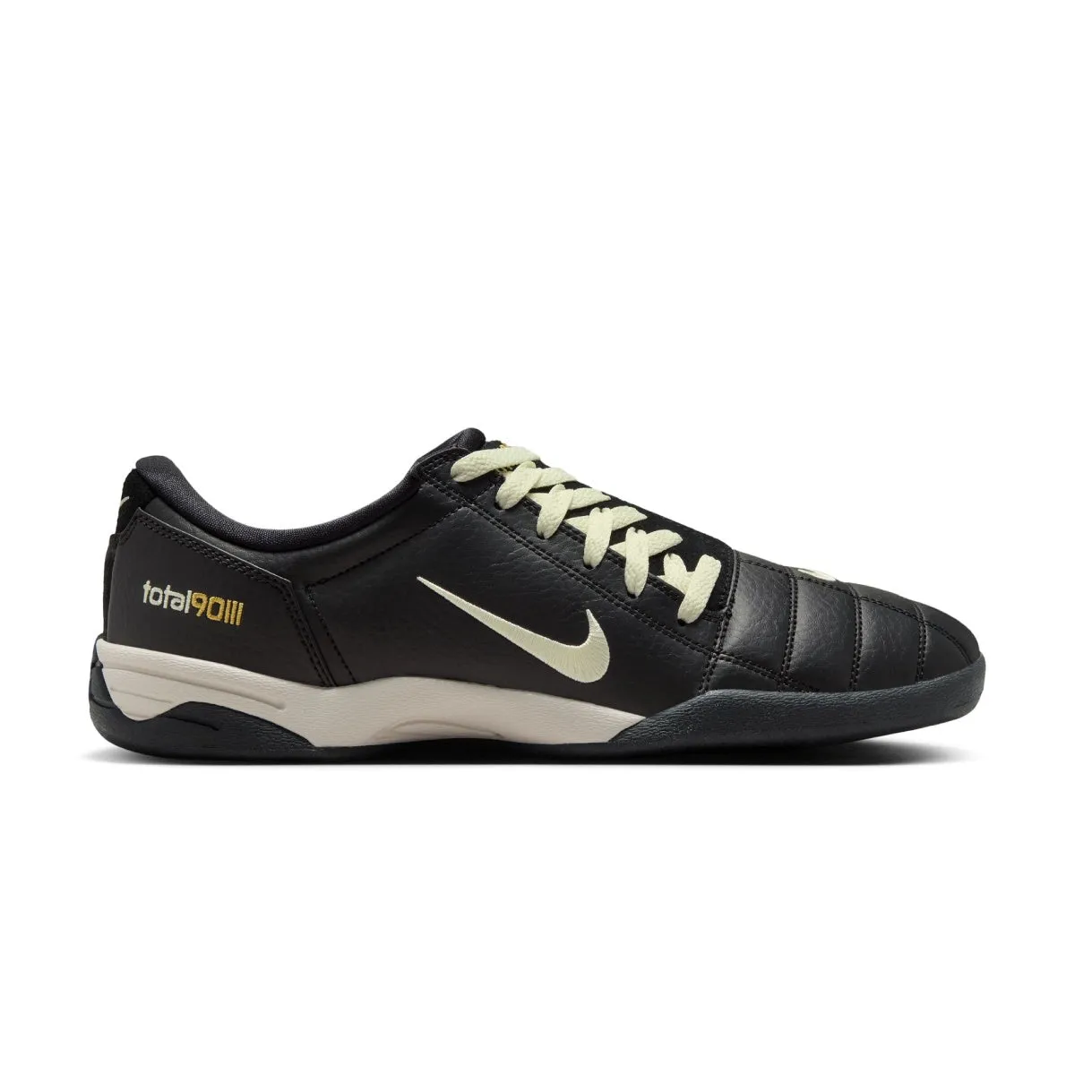 Total 90 'Black Metallic Gold' Trendy sneakers
