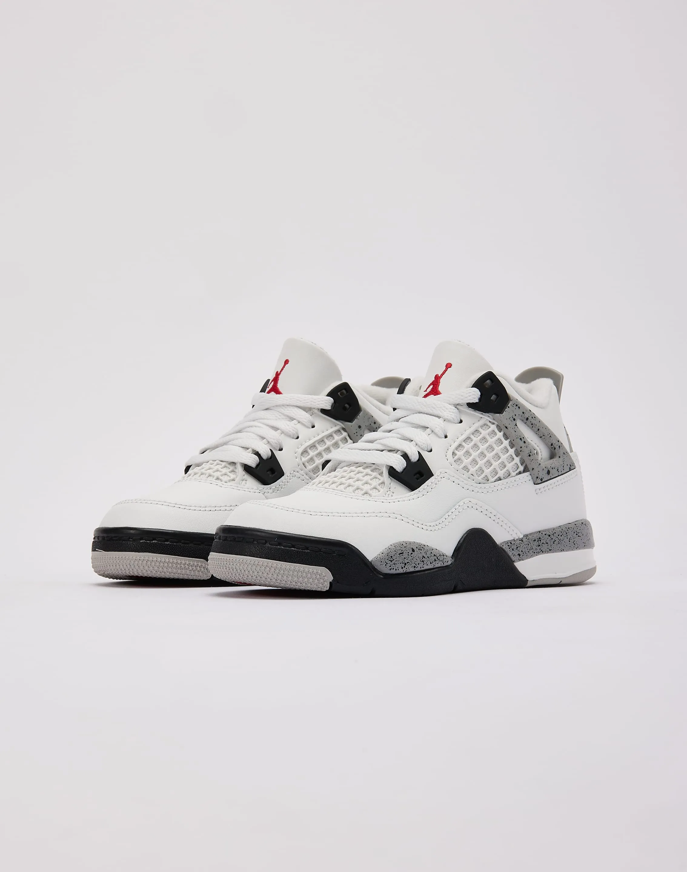 weekend run Jordan Air Jordan 4 Retro OG 'White Cement' Pre-School
