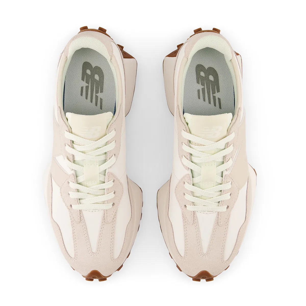 Comfortable Soles zipper Wmns 327 'Moonbeam Timberwolf'