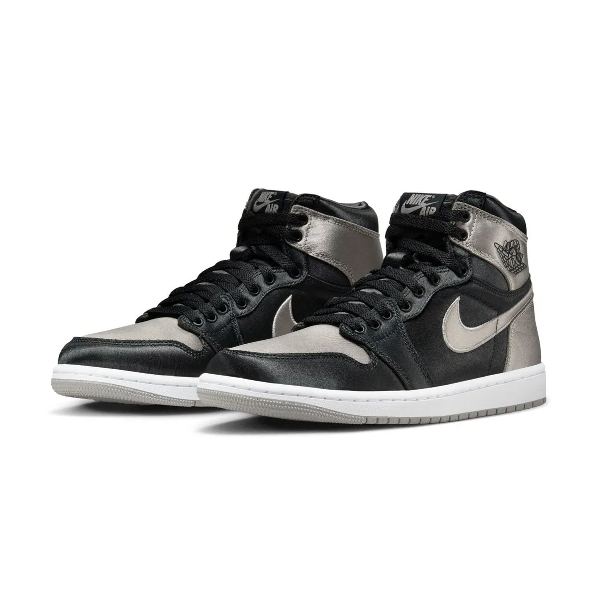 Wmns Air Jordan 1 High OG 'Satin Shadow' Breathable Vamp Hyperelastic Response