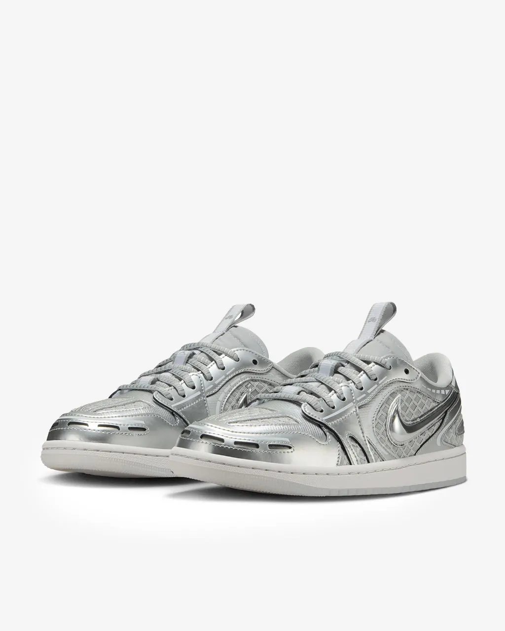 Good Arch Support Sock Like Ankle Collar WMNS Air Jordan 1 Low Method of Make 'Neutral Grey/Pewter Grey'