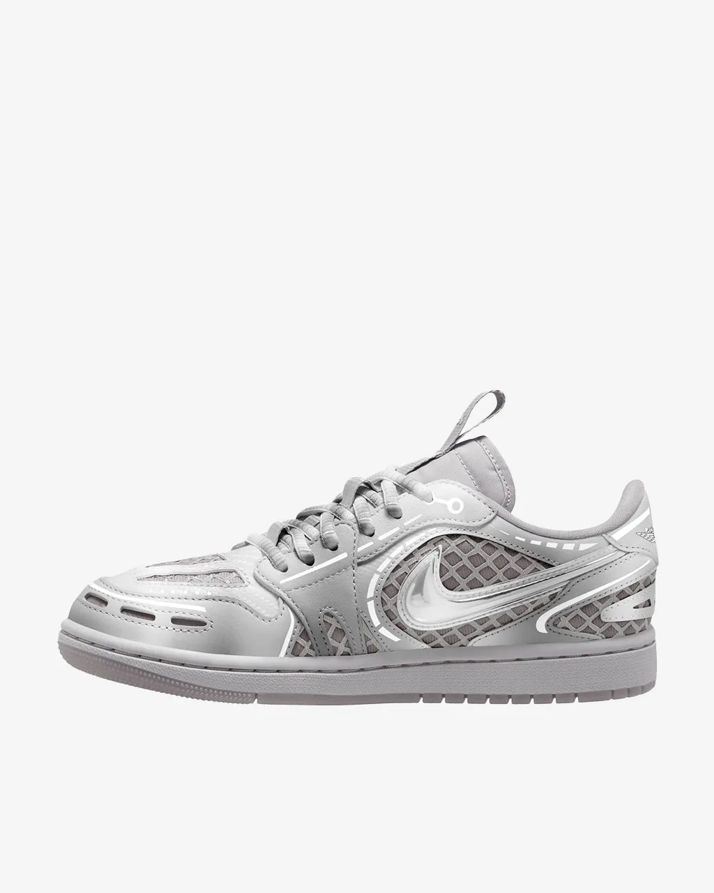 WMNS Air Jordan 1 Low Method of Make 'Neutral Grey/Pewter Grey' Balanced Drop Cushioning Responsive Fit