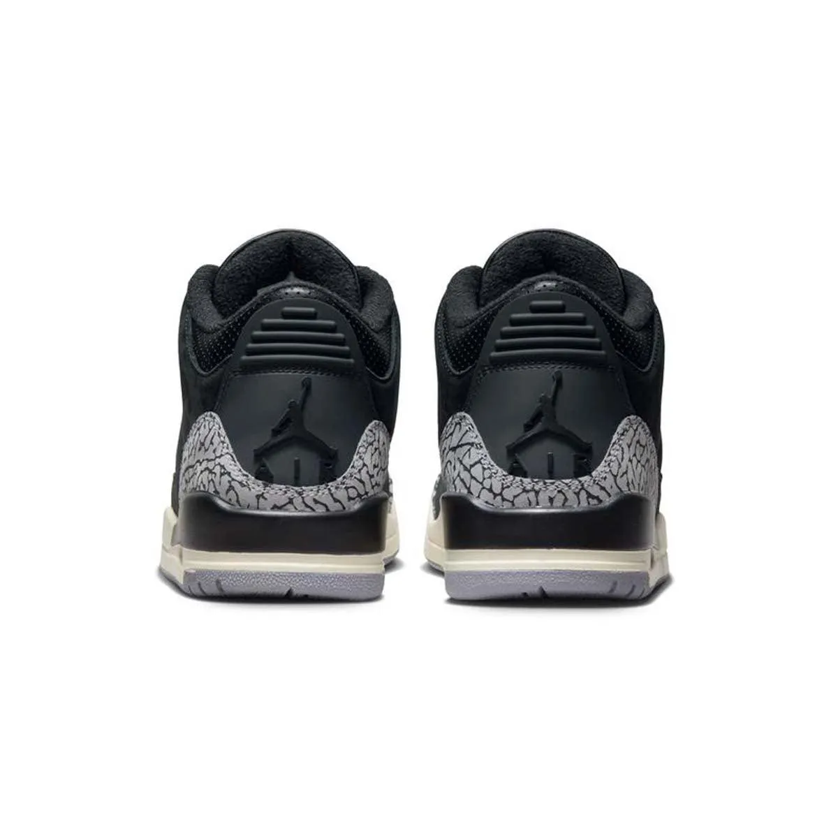 No Hassle Ergonomic Heel Support Wmns Air Jordan 3 Retro 'Off-Noir'