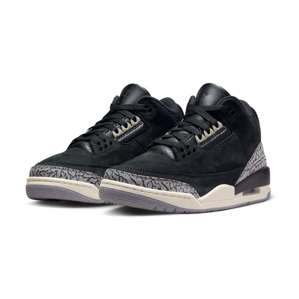 Wmns Air Jordan 3 Retro 'Off-Noir' Trainer Shoes Urban Look