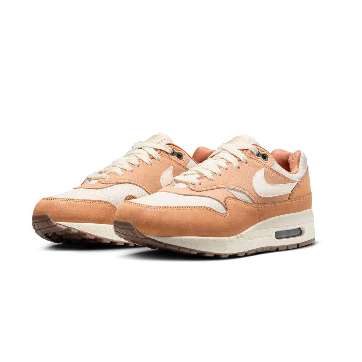 Adaptive Support Reinforced Eyestay Durability Wmns' Air Max 1 '87 'Flax'