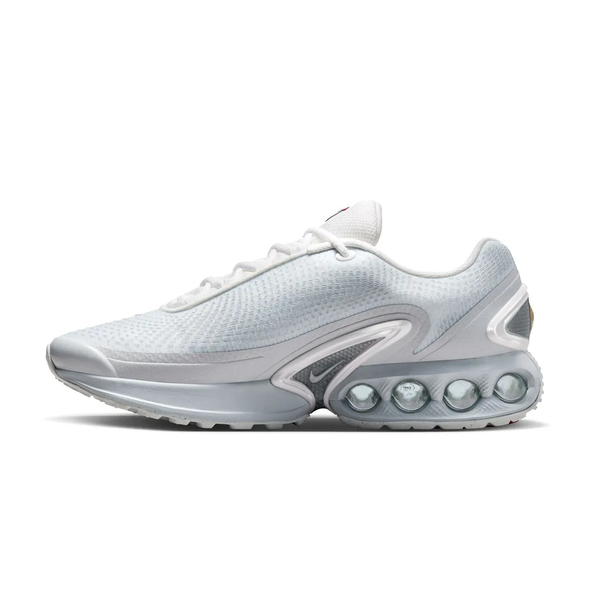 Wmns Air Max Dn 'White Metallic Silver' Lightweight Cushioning Durable Tread Pattern