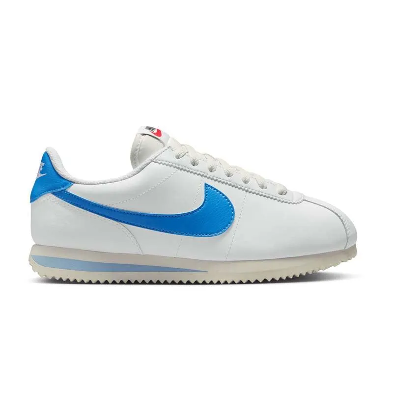Wide Zero Drop Sole Wmns Cortez 'White University Blue'