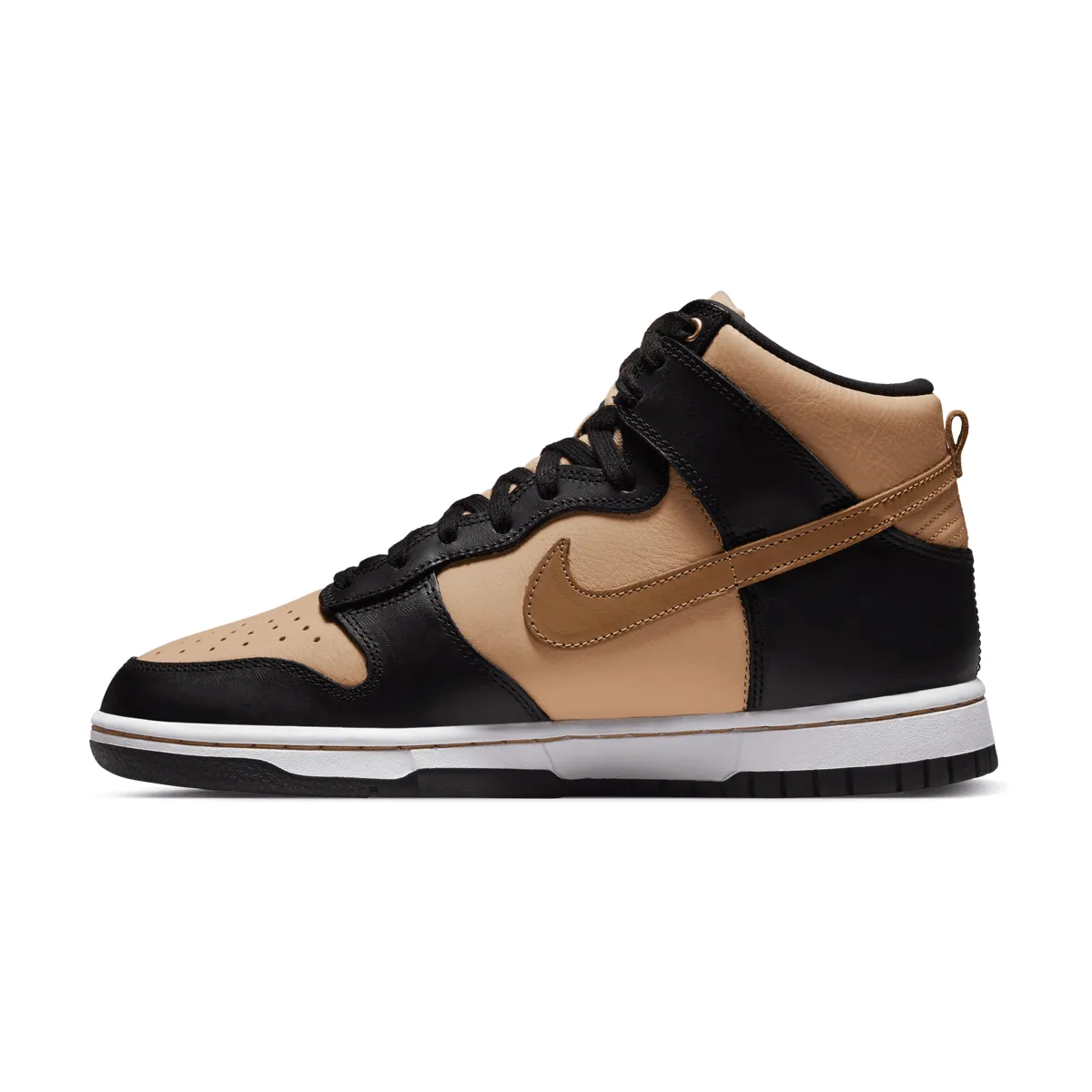 Treaded Sole Adjustable Closure Wmns Dunk High 'Black Flax'