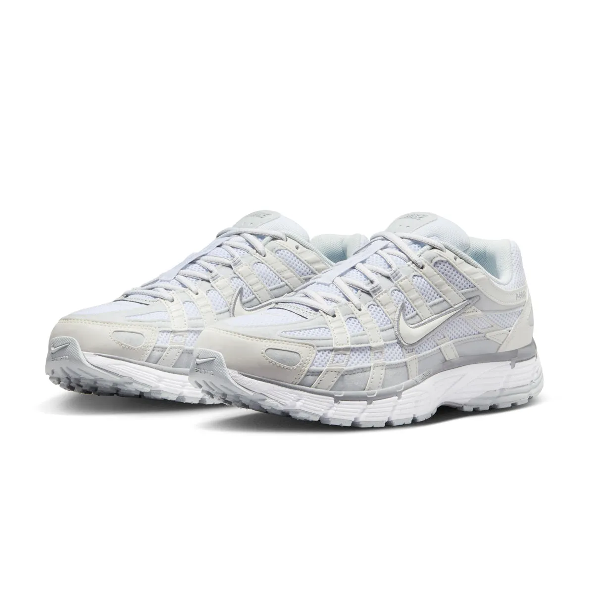 Wmns P-6000 'White Pure Platinum' Lightweight Support High Rebound Formula